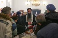  Божественная литургия и отпевание архимандрита Сергия (Шагаева) в Тихвинском храме Ногинска 